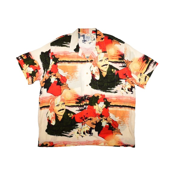 FUCT USA SADDAM Aloha Shirt - Picture 1 of 7